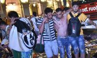 Bomb scare sparks stampede among Juventus fans in Turin