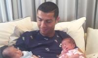 Ronaldo posts adorable photo of 'the two new loves of his life'