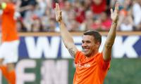 A perfect stage set for Podolski's farewell