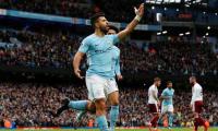 EPL Images: Aguero's milestone goal leads Man City to easy win