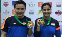 Sports shorts: Jitu, Heena strike gold in mixed team event