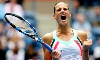 US Open PIX: Pliskova survives scare, Thiem eases through