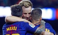 La Liga: Messi treble stretches Barca lead over Real