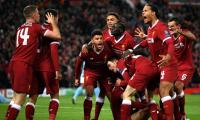 Champions League PIX: Liverpool rout Man City at Anfield