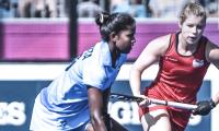 Women's hockey team stuns Olympic champs England