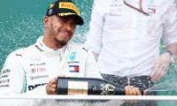 Lucky Hamilton wins chaotic Azerbaijan Grand Prix