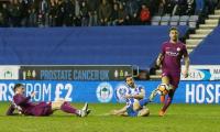 PICS: Ten-man Manchester City sunk by third-tier Wigan in FA Cup