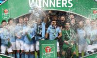 Man City thrash Arsenal to lift League Cup