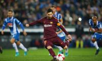 Football Briefs: Barca lose to Espanyol in Cup after Messi penalty miss