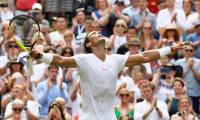 Wimbledon PIX: Nadal, Djokovic advance; Cilic, Wawrinka, Konta exit