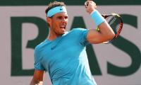 Nadal not worried about chasing Federer's slam record