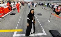 Saudi woman drives F1 car on HISTORIC day