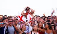 WC PIX: Subdued but still hopeful, Eng fans look beyond Belgium loss