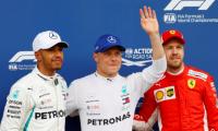 Bottas on pole in Austria with Hamilton second