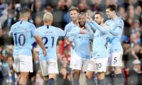 EPL PIX: Sterling strikes twice as City hit Saints for six to go top