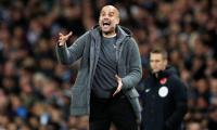 Guardiola unimpressed by City's first half showing in derby