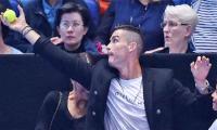 Ronaldo becomes ball kid at ATP Finals