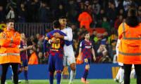 Barca, Real share spoils in rare goalless 'Clasico'