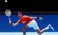 Australian Open practice: Djokovic gives Murray reality check