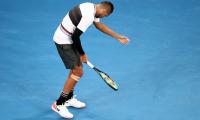 Injury-troubled Kyrgios falls to cap bleak day for Australia