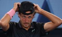 Pouille's best-laid plan goes awry against Djokovic