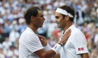 Federer not losing sleep over Rafa getting to 20 Slams