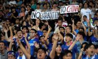 Anti-government protests spill into Manchester City game