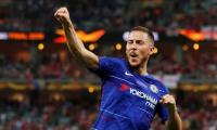 It's a goodbye, says Hazard after Chelsea's Europa win