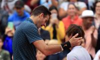 French Open PIX: Del Potro made to sweat by Nishioka