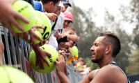 Kyrgios says won't play in Grand Slams without crowd