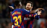 PIX: Teenager Fati lifts Barcelona to victory