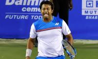 Bengaluru Open: Paes enthralls fans, Prajnesh stretched