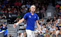 It was an accident: Tsitsipas plays down racket swipe