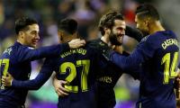 Real Madrid top La Liga after win; Napoli stun Juve