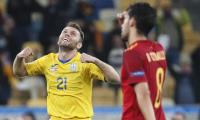 Nations League: Ukraine stun Spain in noisy stadium