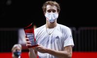 Zverev wins indoor title in Cologne