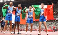 PICS: Relay golds cap amazing week for Italy, Jamaica