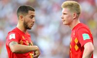 Belgium's de Bruyne, Hazard doubtful for Italy match