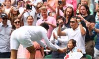 Djokovic gifts his racquet to a fan, wins hearts