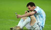 SEE: Messi makes video call to family after Copa win