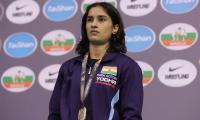 Vinesh storms to gold; rises to World No 1 ranking