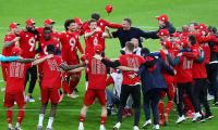 Bayern celebrate record 9th Bundesliga title in a row