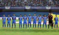 Indian footballers await COVID results in Doha