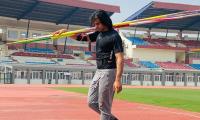 Special machine for javelin throwers ahead of Olympics