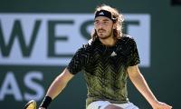 Paris Masters: Tsitsipas retires with arm issue