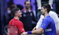 Davis Cup: Djokovic seals Serbia tie, Italy down US