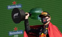 Verstappen triggers Dutch party with dominant home win