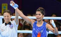 PIX: Boxers Nikhat, Panghal, Sagar romp into finals