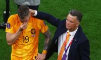 Van Gaal hails players' effort; bemoans penalty misses