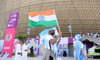 PIX: Fans throng Lusail Stadium ahead of FIFA WC final